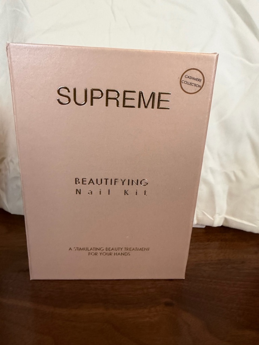 Supreme Beautifying Nail Kit - Blush Pink with Gold Foil